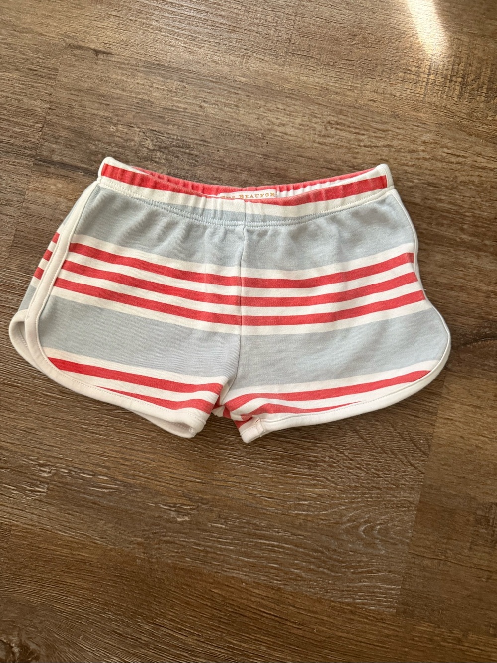 The Beaufort Bonnet Company (TBBC) Cheryl Shorts in the “saddle ridge strip” pat